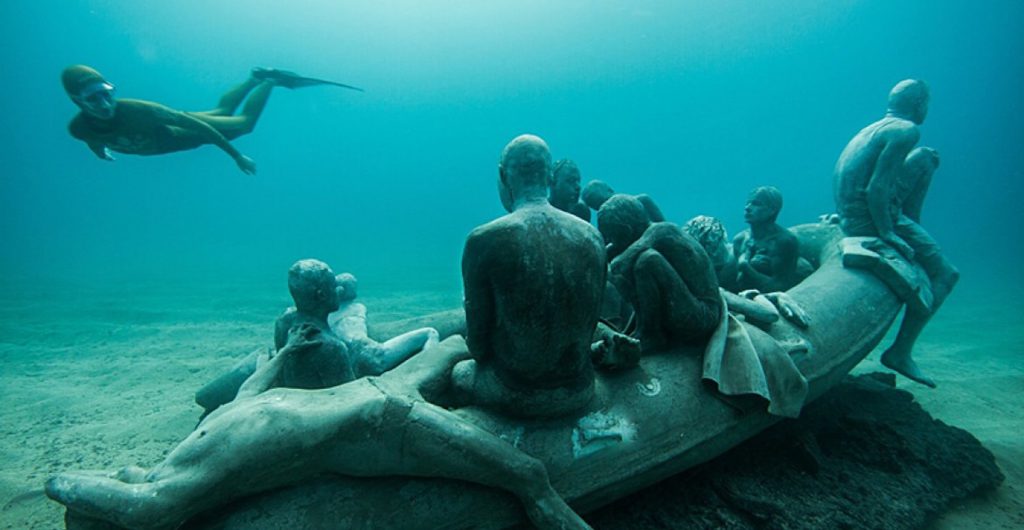 @ Jason de Caires Taylor underwater museum lanzarote museo atlantico