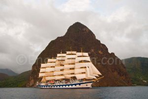 Royal Clipper Soufrière Marine Reserve Sainte-Lucia © Laëtitia Scuiller