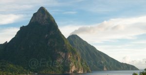 Les Pitons de Soufrière Sainte Lucie classés au patrimoine mondial de l'Unesco @ Laëtitia Scuiller EnezGreen