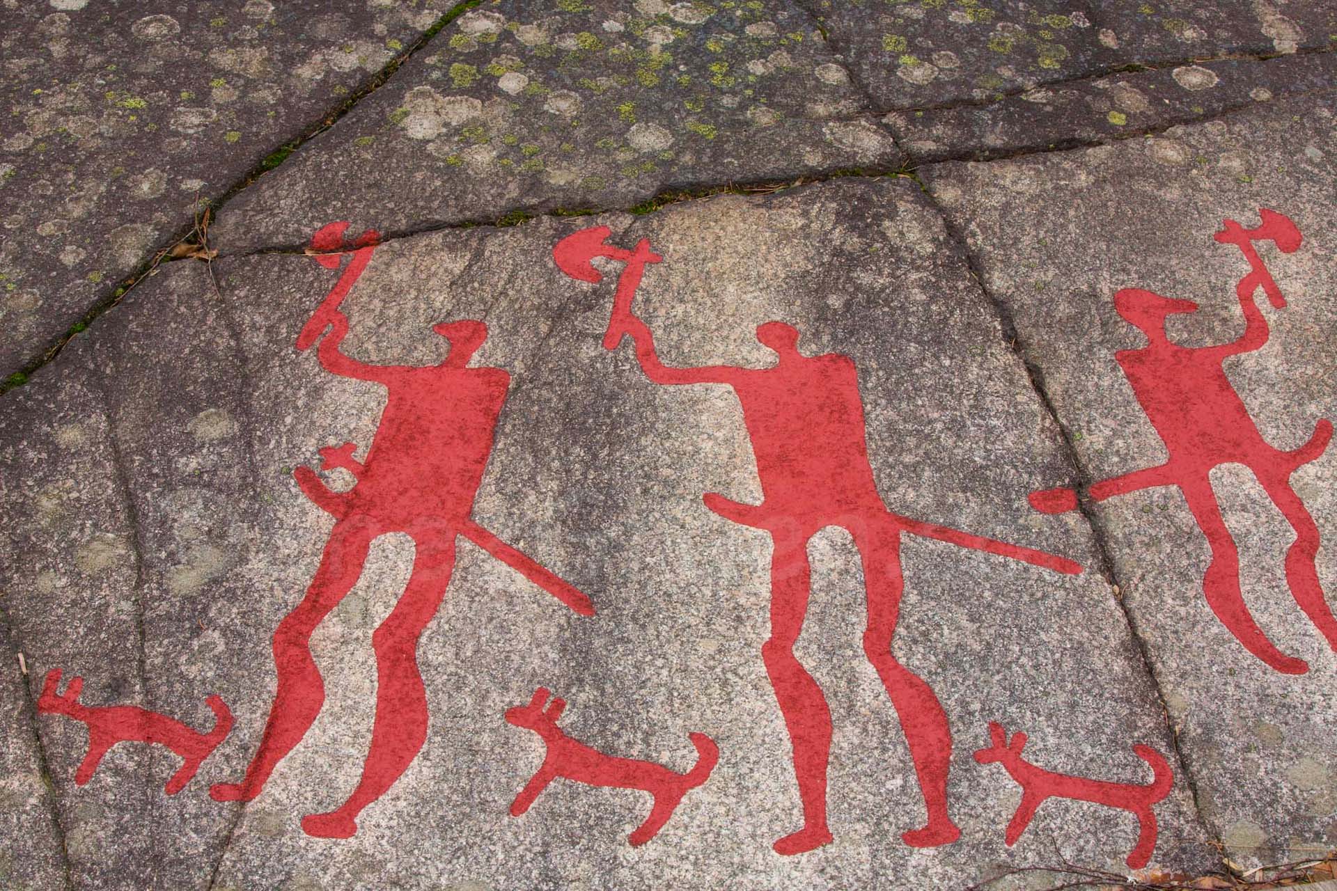 Gravures rupestres de Tanum patrimoine mondial • EnezGreen