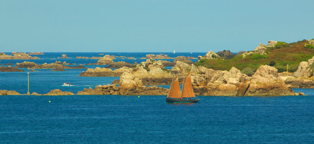 Vieux gréement, archipel de Bréhat - Bretagne © Hervé Bré